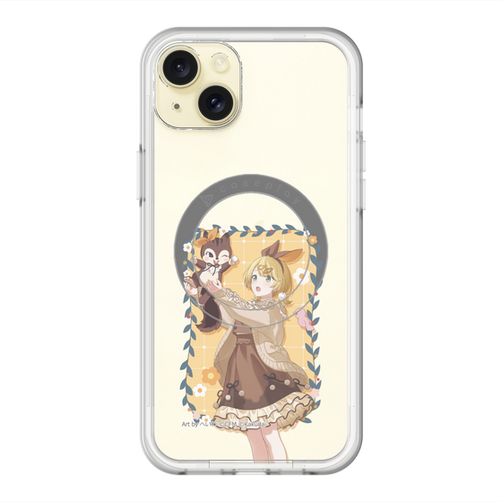 Slim Protection Premium Case with MagSafe［ Hatsune Miku × Kuppy Ramune – Kagamine Rin × Ram – Full-body Illustration 1 ］