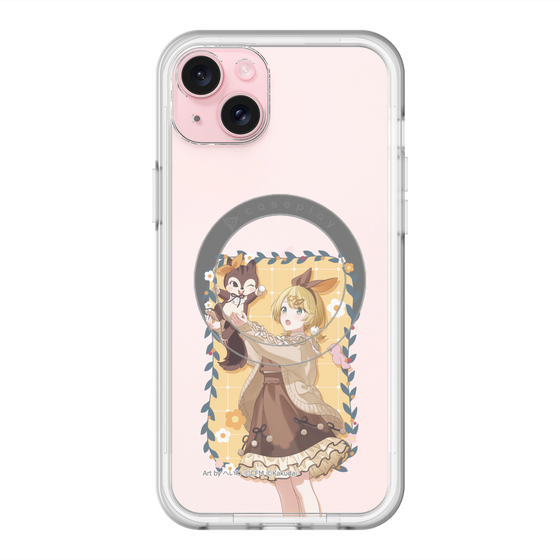 Slim Protection Premium Case with MagSafe［ Hatsune Miku × Kuppy Ramune – Kagamine Rin × Ram – Full-body Illustration 1 ］