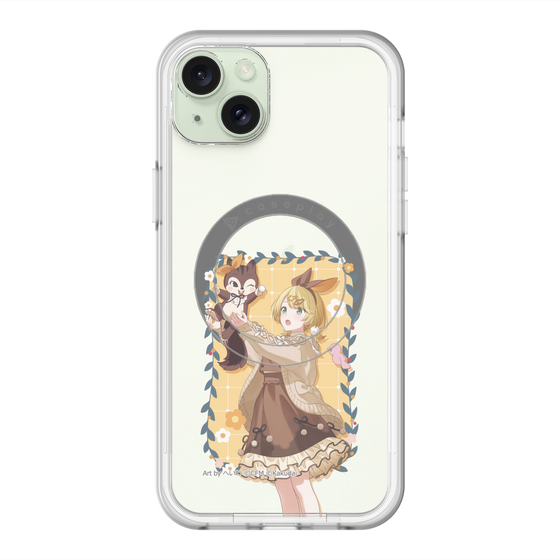 Slim Protection Premium Case with MagSafe［ Hatsune Miku × Kuppy Ramune – Kagamine Rin × Ram – Full-body Illustration 1 ］