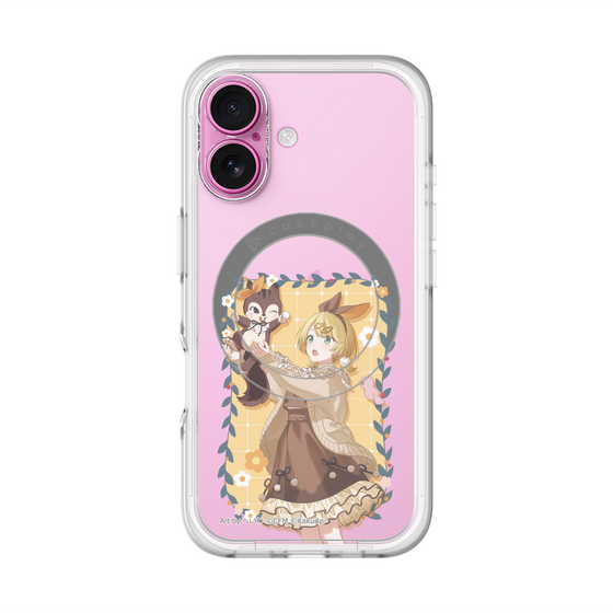 Slim Protection Premium Case with MagSafe［ Hatsune Miku × Kuppy Ramune – Kagamine Rin × Ram – Full-body Illustration 1 ］