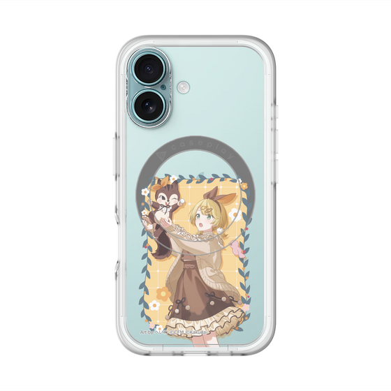 Slim Protection Premium Case with MagSafe［ Hatsune Miku × Kuppy Ramune – Kagamine Rin × Ram – Full-body Illustration 1 ］
