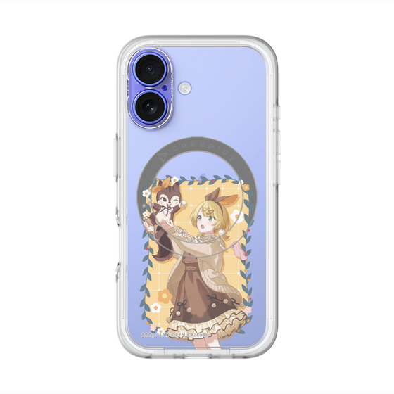 Slim Protection Premium Case with MagSafe［ Hatsune Miku × Kuppy Ramune – Kagamine Rin × Ram – Full-body Illustration 1 ］