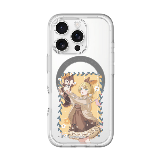 Slim Protection Premium Case with MagSafe［ Hatsune Miku × Kuppy Ramune – Kagamine Rin × Ram – Full-body Illustration 1 ］