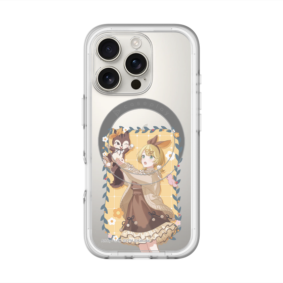 Slim Protection Premium Case with MagSafe［ Hatsune Miku × Kuppy Ramune – Kagamine Rin × Ram – Full-body Illustration 1 ］