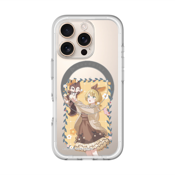 Slim Protection Premium Case with MagSafe［ Hatsune Miku × Kuppy Ramune – Kagamine Rin × Ram – Full-body Illustration 1 ］