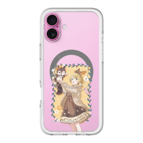 Slim Protection Premium Case with MagSafe［ Hatsune Miku × Kuppy Ramune – Kagamine Rin × Ram – Full-body Illustration 1 ］