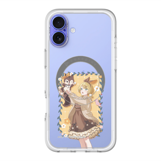 Slim Protection Premium Case with MagSafe［ Hatsune Miku × Kuppy Ramune – Kagamine Rin × Ram – Full-body Illustration 1 ］