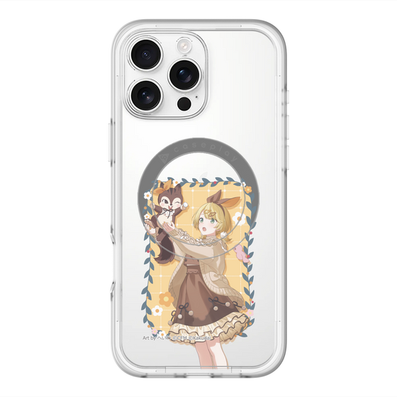 Slim Protection Premium Case with MagSafe［ Hatsune Miku × Kuppy Ramune – Kagamine Rin × Ram – Full-body Illustration 1 ］