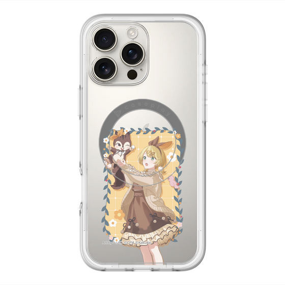 Slim Protection Premium Case with MagSafe［ Hatsune Miku × Kuppy Ramune – Kagamine Rin × Ram – Full-body Illustration 1 ］
