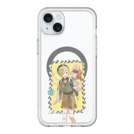 Slim Protection Premium Case with MagSafe［ Hatsune Miku × Kuppy Ramune – Kagamine Len × Kuppy – Full-body Illustration 1 ］