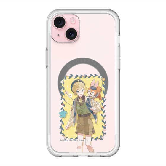 Slim Protection Premium Case with MagSafe［ Hatsune Miku × Kuppy Ramune – Kagamine Len × Kuppy – Full-body Illustration 1 ］