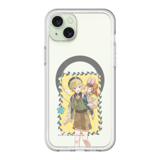 Slim Protection Premium Case with MagSafe［ Hatsune Miku × Kuppy Ramune – Kagamine Len × Kuppy – Full-body Illustration 1 ］