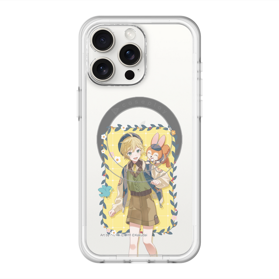 Slim Protection Premium Case with MagSafe［ Hatsune Miku × Kuppy Ramune – Kagamine Len × Kuppy – Full-body Illustration 1 ］