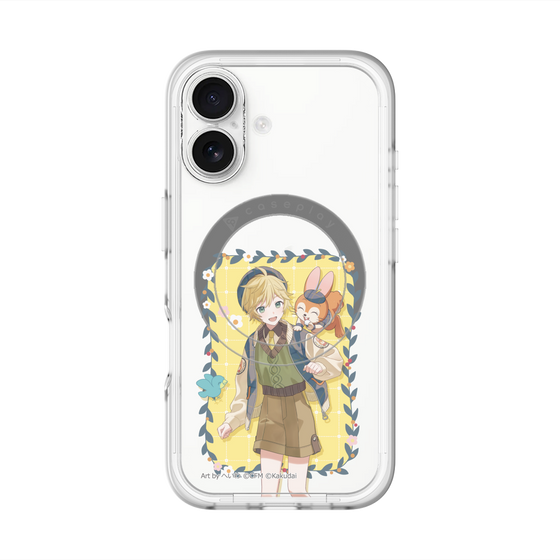 Slim Protection Premium Case with MagSafe［ Hatsune Miku × Kuppy Ramune – Kagamine Len × Kuppy – Full-body Illustration 1 ］