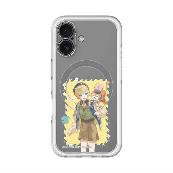 Slim Protection Premium Case with MagSafe［ Hatsune Miku × Kuppy Ramune – Kagamine Len × Kuppy – Full-body Illustration 1 ］