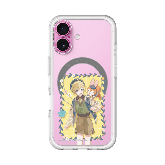 Slim Protection Premium Case with MagSafe［ Hatsune Miku × Kuppy Ramune – Kagamine Len × Kuppy – Full-body Illustration 1 ］
