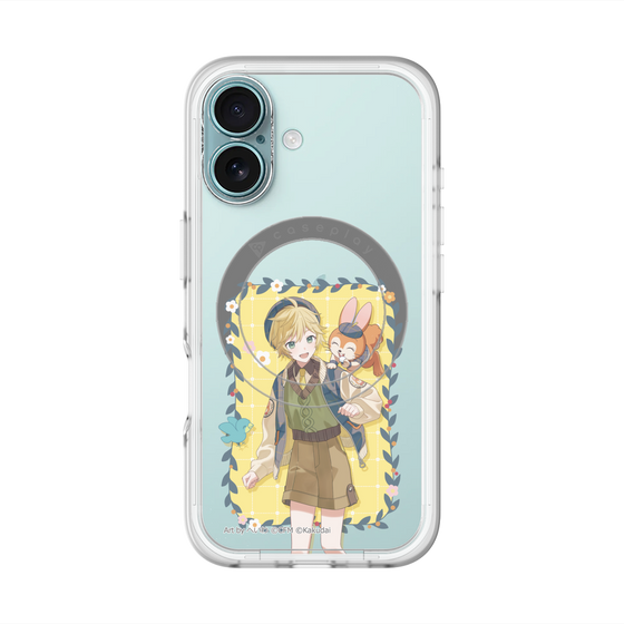 Slim Protection Premium Case with MagSafe［ Hatsune Miku × Kuppy Ramune – Kagamine Len × Kuppy – Full-body Illustration 1 ］