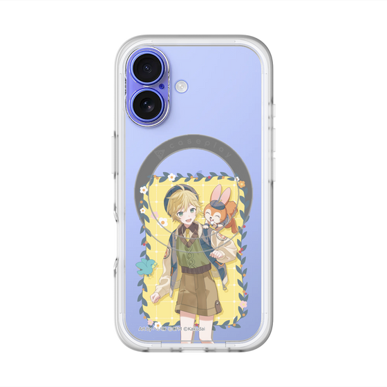 Slim Protection Premium Case with MagSafe［ Hatsune Miku × Kuppy Ramune – Kagamine Len × Kuppy – Full-body Illustration 1 ］