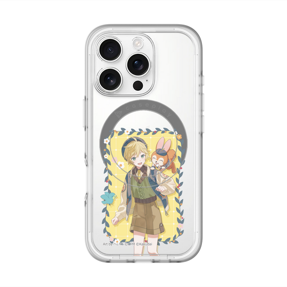 Slim Protection Premium Case with MagSafe［ Hatsune Miku × Kuppy Ramune – Kagamine Len × Kuppy – Full-body Illustration 1 ］