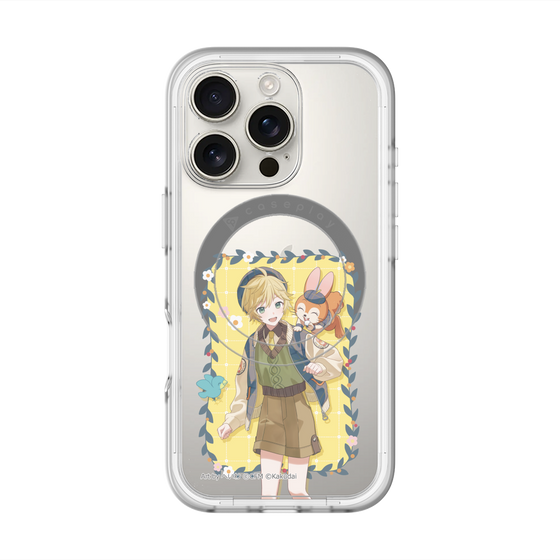 Slim Protection Premium Case with MagSafe［ Hatsune Miku × Kuppy Ramune – Kagamine Len × Kuppy – Full-body Illustration 1 ］