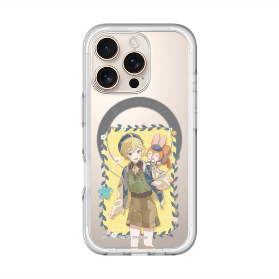 Slim Protection Premium Case with MagSafe［ Hatsune Miku × Kuppy Ramune – Kagamine Len × Kuppy – Full-body Illustration 1 ］
