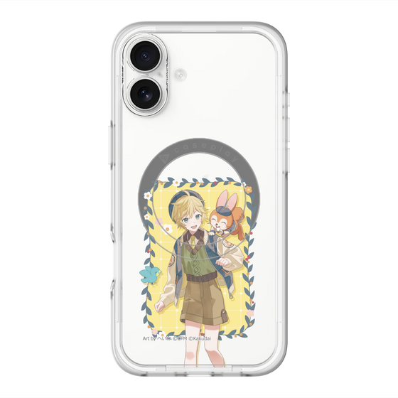Slim Protection Premium Case with MagSafe［ Hatsune Miku × Kuppy Ramune – Kagamine Len × Kuppy – Full-body Illustration 1 ］