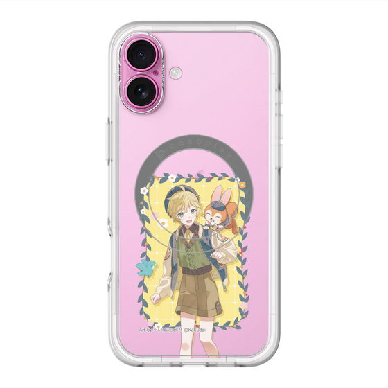 Slim Protection Premium Case with MagSafe［ Hatsune Miku × Kuppy Ramune – Kagamine Len × Kuppy – Full-body Illustration 1 ］
