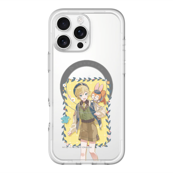 Slim Protection Premium Case with MagSafe［ Hatsune Miku × Kuppy Ramune – Kagamine Len × Kuppy – Full-body Illustration 1 ］