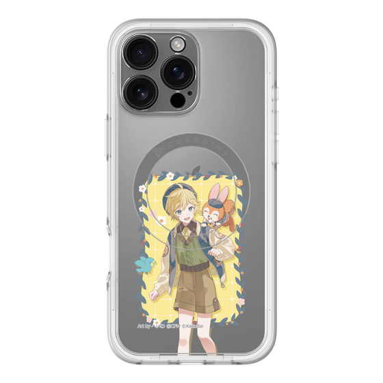 Slim Protection Premium Case with MagSafe［ Hatsune Miku × Kuppy Ramune – Kagamine Len × Kuppy – Full-body Illustration 1 ］