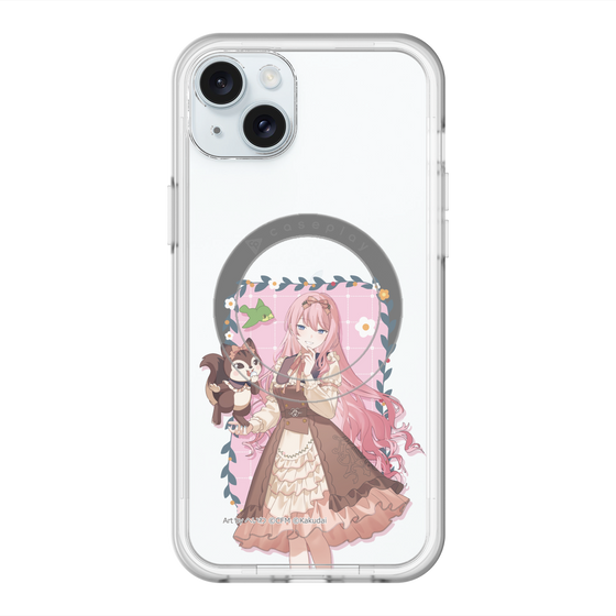Slim Protection Premium Case with MagSafe［ Hatsune Miku × Kuppy Ramune – Megurine Luka × Ram – Full-body Illustration 1 ］