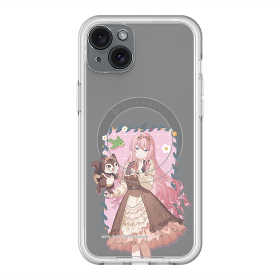 Slim Protection Premium Case with MagSafe［ Hatsune Miku × Kuppy Ramune – Megurine Luka × Ram – Full-body Illustration 1 ］