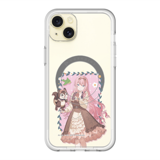 Slim Protection Premium Case with MagSafe［ Hatsune Miku × Kuppy Ramune – Megurine Luka × Ram – Full-body Illustration 1 ］