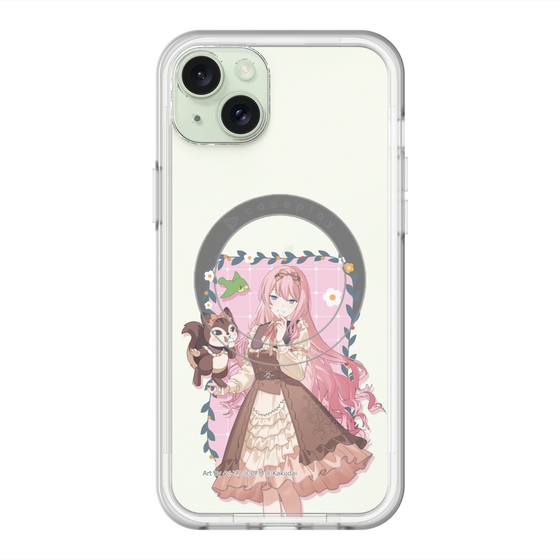 Slim Protection Premium Case with MagSafe［ Hatsune Miku × Kuppy Ramune – Megurine Luka × Ram – Full-body Illustration 1 ］