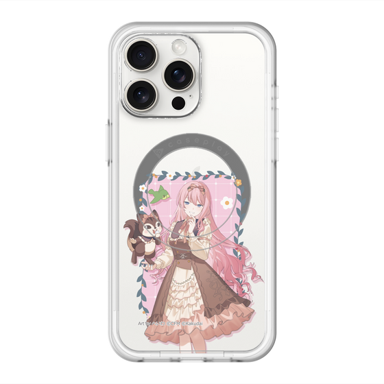 Slim Protection Premium Case with MagSafe［ Hatsune Miku × Kuppy Ramune – Megurine Luka × Ram – Full-body Illustration 1 ］