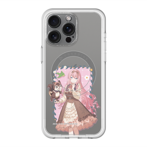 Slim Protection Premium Case with MagSafe［ Hatsune Miku × Kuppy Ramune – Megurine Luka × Ram – Full-body Illustration 1 ］