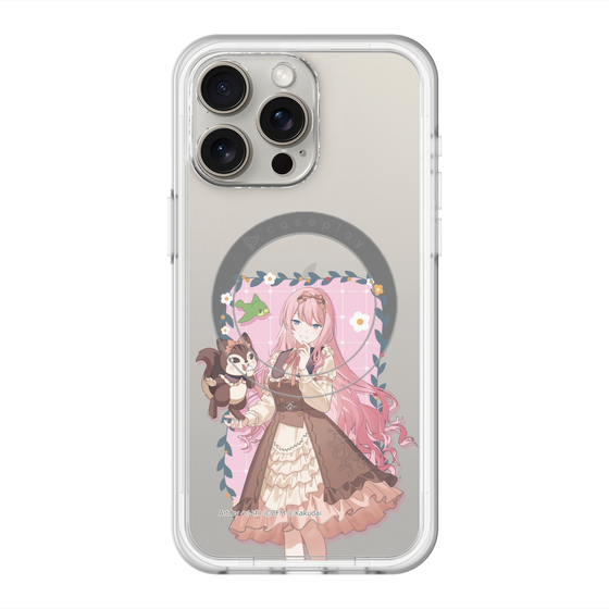 Slim Protection Premium Case with MagSafe［ Hatsune Miku × Kuppy Ramune – Megurine Luka × Ram – Full-body Illustration 1 ］