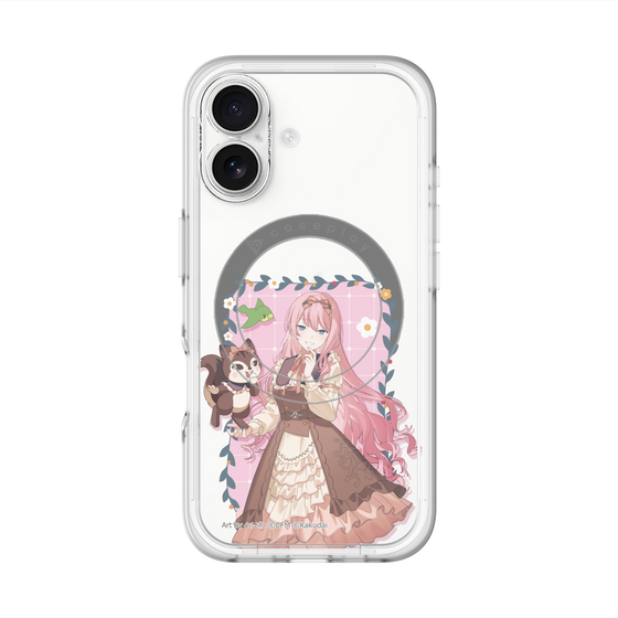 Slim Protection Premium Case with MagSafe［ Hatsune Miku × Kuppy Ramune – Megurine Luka × Ram – Full-body Illustration 1 ］