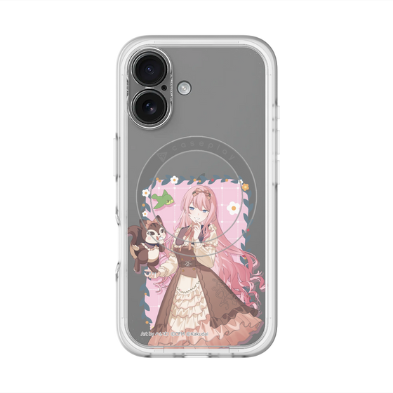Slim Protection Premium Case with MagSafe［ Hatsune Miku × Kuppy Ramune – Megurine Luka × Ram – Full-body Illustration 1 ］