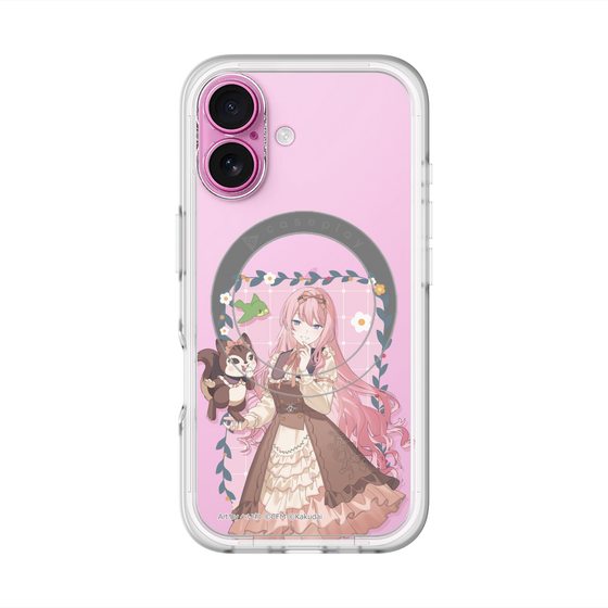 Slim Protection Premium Case with MagSafe［ Hatsune Miku × Kuppy Ramune – Megurine Luka × Ram – Full-body Illustration 1 ］