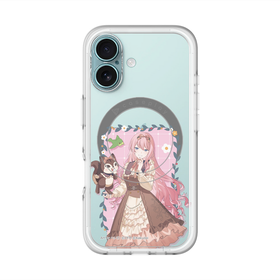 Slim Protection Premium Case with MagSafe［ Hatsune Miku × Kuppy Ramune – Megurine Luka × Ram – Full-body Illustration 1 ］