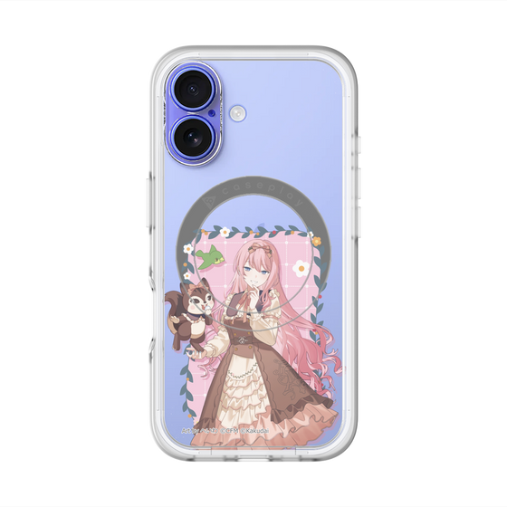 Slim Protection Premium Case with MagSafe［ Hatsune Miku × Kuppy Ramune – Megurine Luka × Ram – Full-body Illustration 1 ］