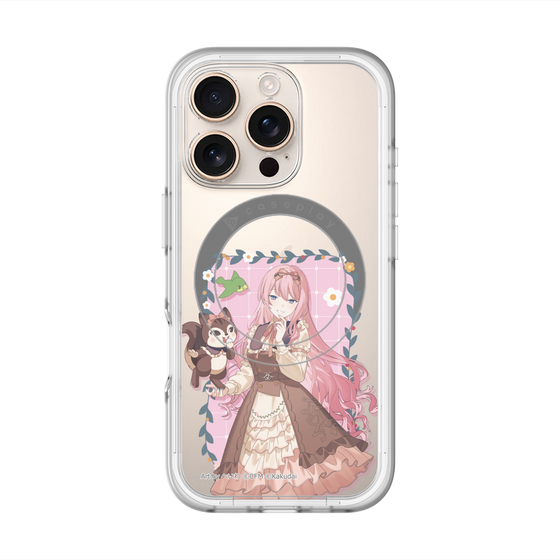 Slim Protection Premium Case with MagSafe［ Hatsune Miku × Kuppy Ramune – Megurine Luka × Ram – Full-body Illustration 1 ］