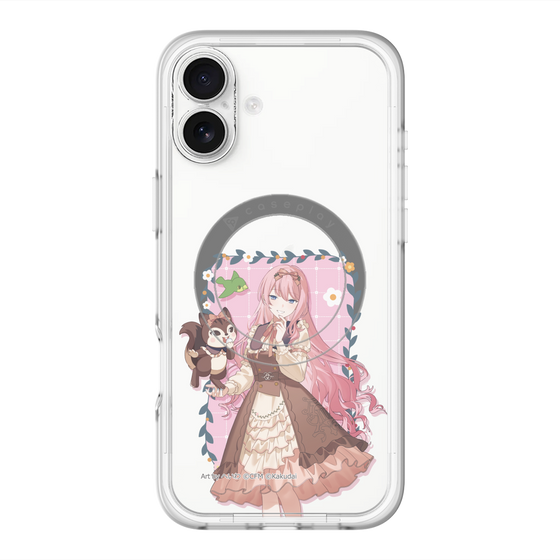 Slim Protection Premium Case with MagSafe［ Hatsune Miku × Kuppy Ramune – Megurine Luka × Ram – Full-body Illustration 1 ］