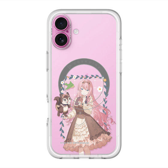 Slim Protection Premium Case with MagSafe［ Hatsune Miku × Kuppy Ramune – Megurine Luka × Ram – Full-body Illustration 1 ］
