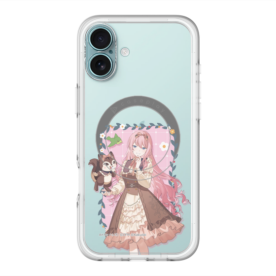 Slim Protection Premium Case with MagSafe［ Hatsune Miku × Kuppy Ramune – Megurine Luka × Ram – Full-body Illustration 1 ］