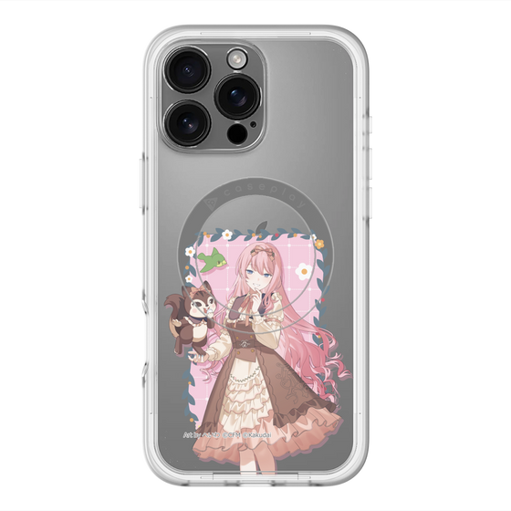 Slim Protection Premium Case with MagSafe［ Hatsune Miku × Kuppy Ramune – Megurine Luka × Ram – Full-body Illustration 1 ］