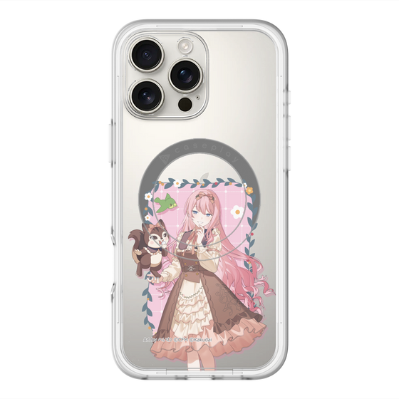 Slim Protection Premium Case with MagSafe［ Hatsune Miku × Kuppy Ramune – Megurine Luka × Ram – Full-body Illustration 1 ］