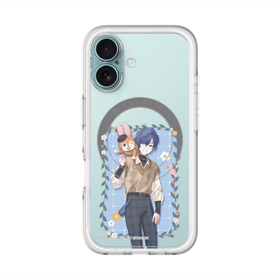 Slim Protection Premium Case with MagSafe［ Hatsune Miku × Kuppy Ramune – KAITO × Kuppy – Full-body Illustration 1 ］