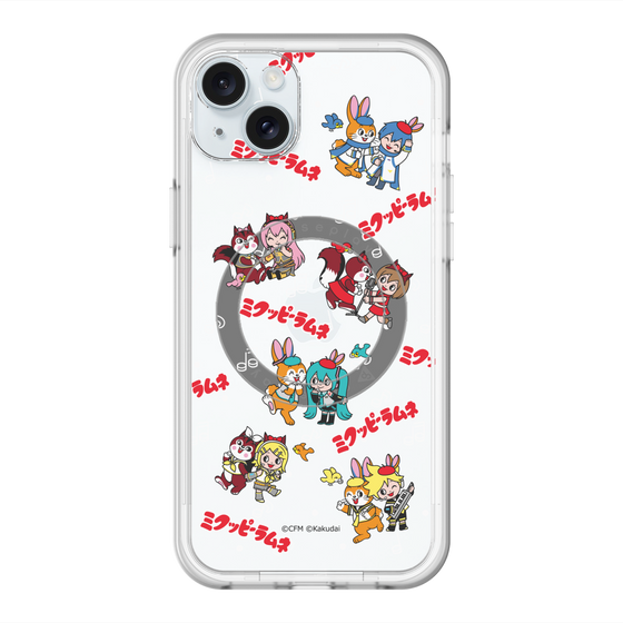 Slim Protection Premium Case with MagSafe［ Hatsune Miku × Kuppy Ramune – Overall Pattern ］