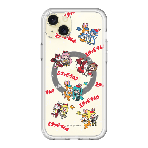 Slim Protection Premium Case with MagSafe［ Hatsune Miku × Kuppy Ramune – Overall Pattern ］
